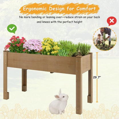 Elevated Garden Bed with Legs