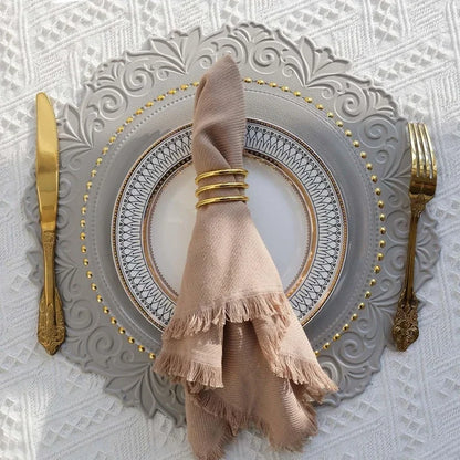 Elegant European Round Table Placemats
