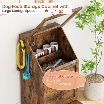 Dog Feeding Station with 2 Elevated Bowls