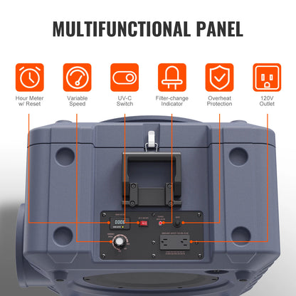 3-Stage Filtration Air Cleaner Machine