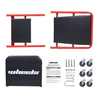 Rolling Foldable Garage Chair