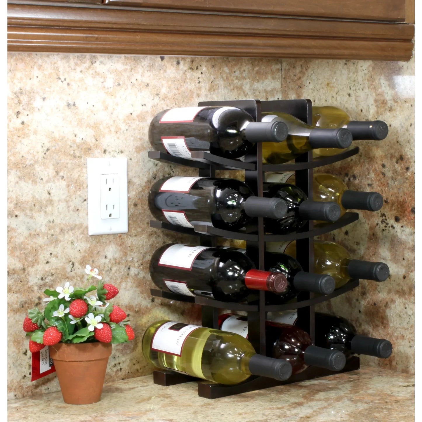 Asian Bamboo Wine Rack