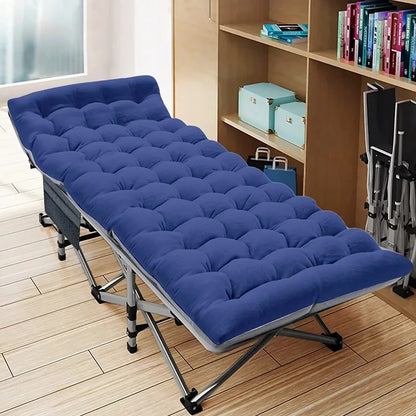 XL Folding Cot with Comfortable 2 Sided Mattress