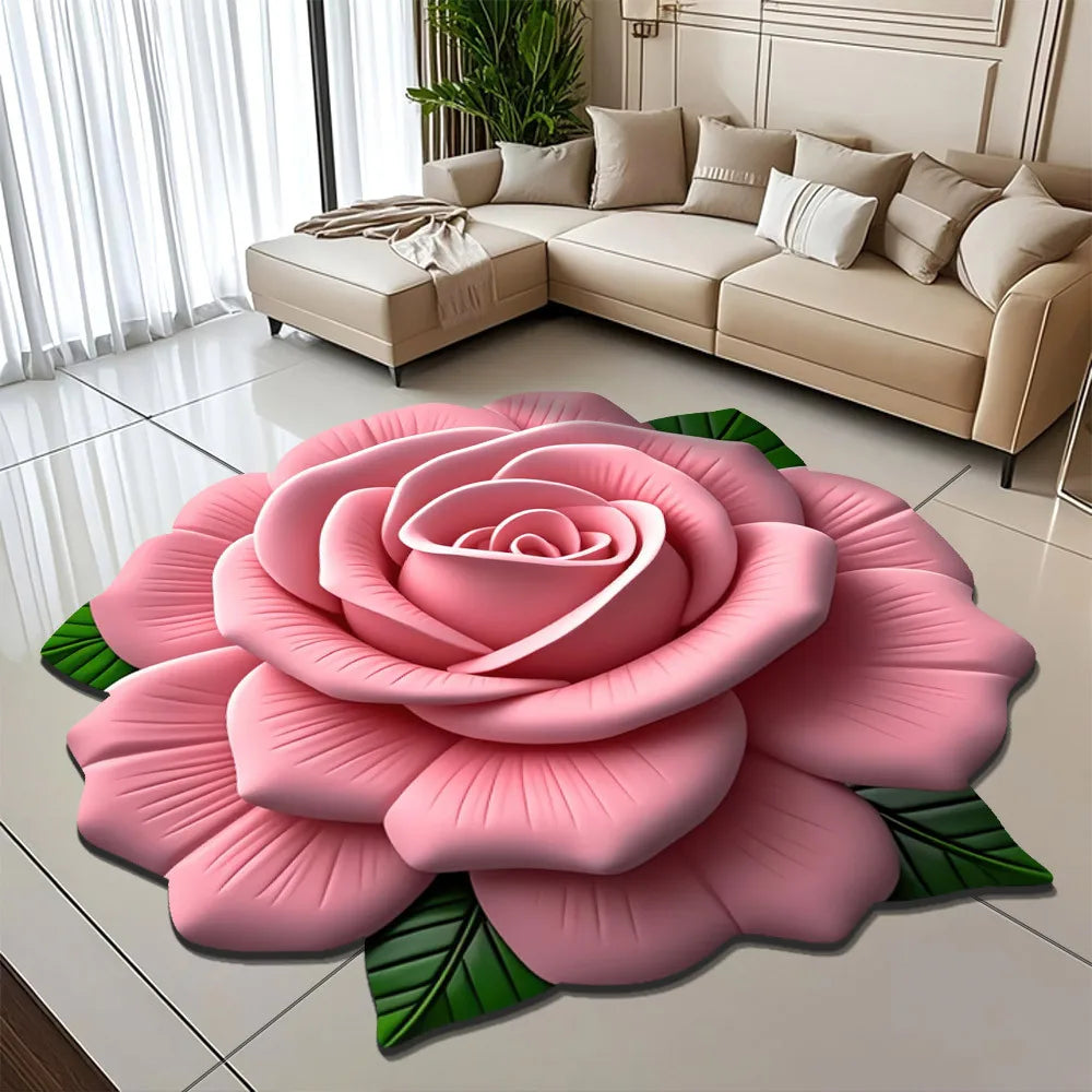 2D Floral Floor Mats