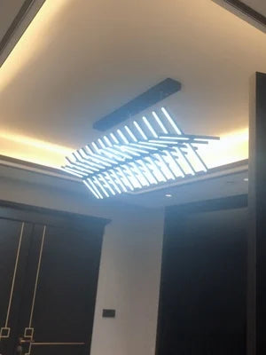 Modern LED Staircase Chandelier