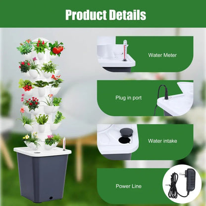 Hydroponic Plant Growing Tower