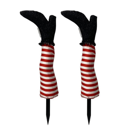 Upside Down Witch Legs Decoration