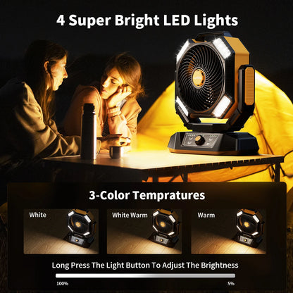 Battery Operated Portable Camping Fan