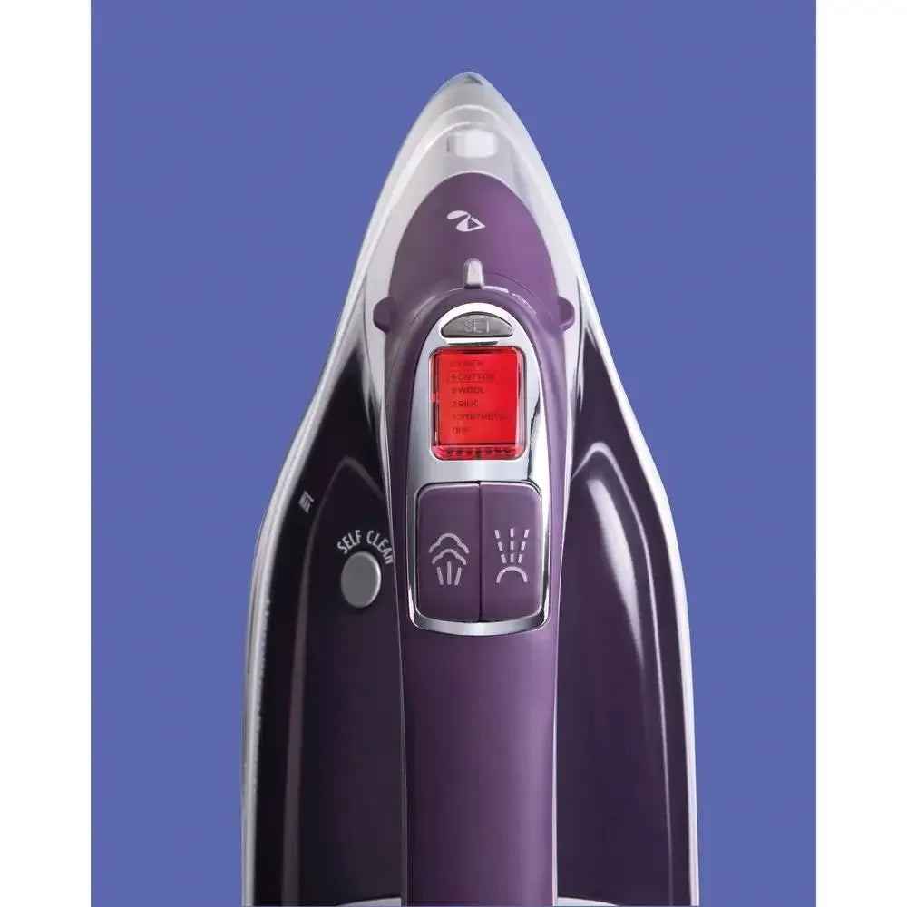 Compact Purple Steam Iron