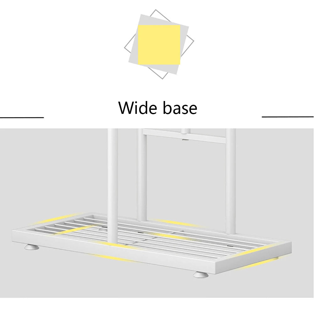 White Plant Stand Display