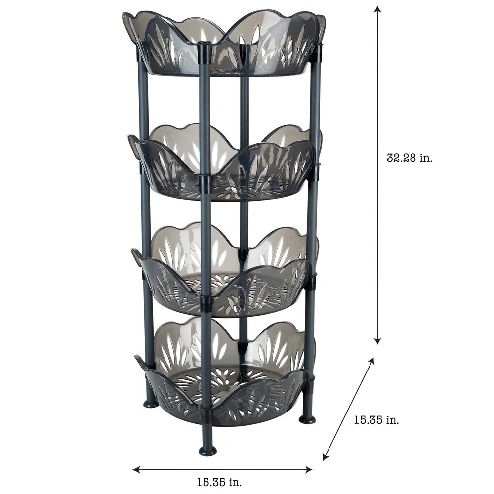 Floral Design Free Standing Shelf