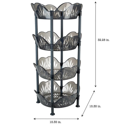 Floral Design Free Standing Shelf