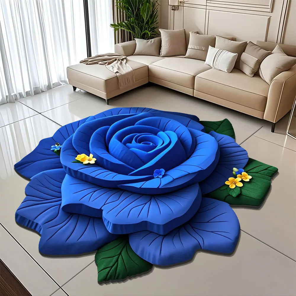 2D Floral Floor Mats