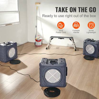 3-Stage Filtration Air Cleaner Machine