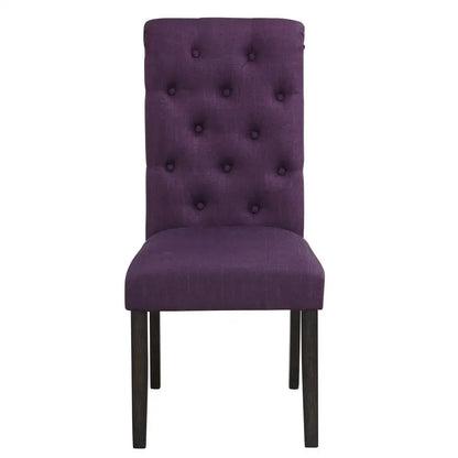 Elegant High Back Dining Chairs Set of 2