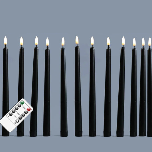 Flameless Electronic Black Candles