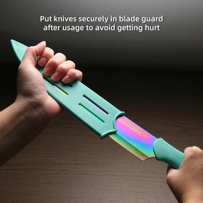 Rainbow Kitchen Knife Set