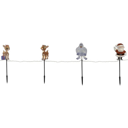 Lighted Rudolph Friends Pathway Markers