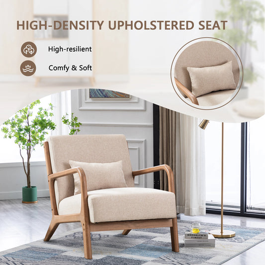 Comfortable Wood Frame Chair