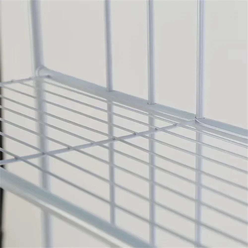 White Iron Toilet Storage Rack