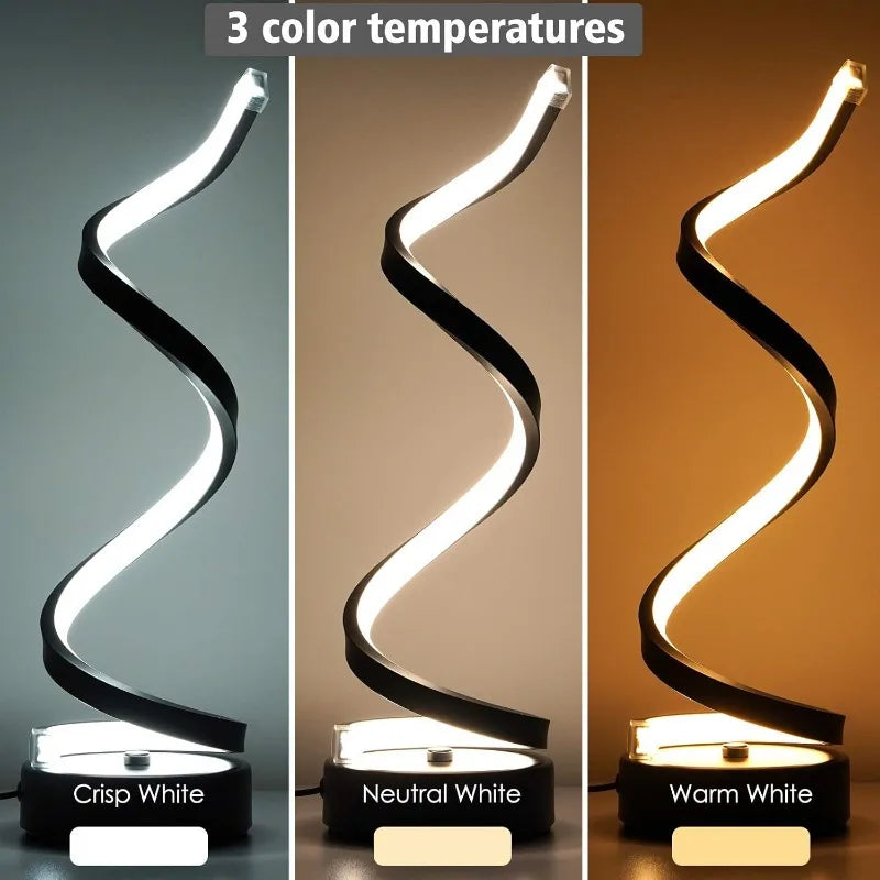 Bendable Spiral LED Table Lamp