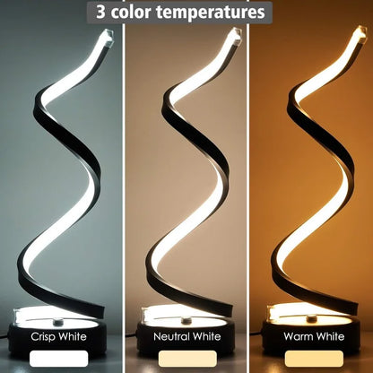 Bendable Spiral LED Table Lamp