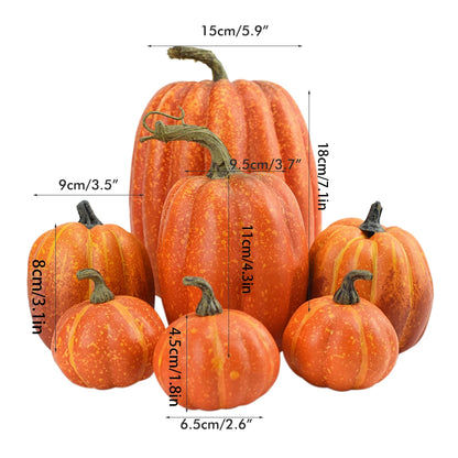 Decorative Foam Pumpkin Set