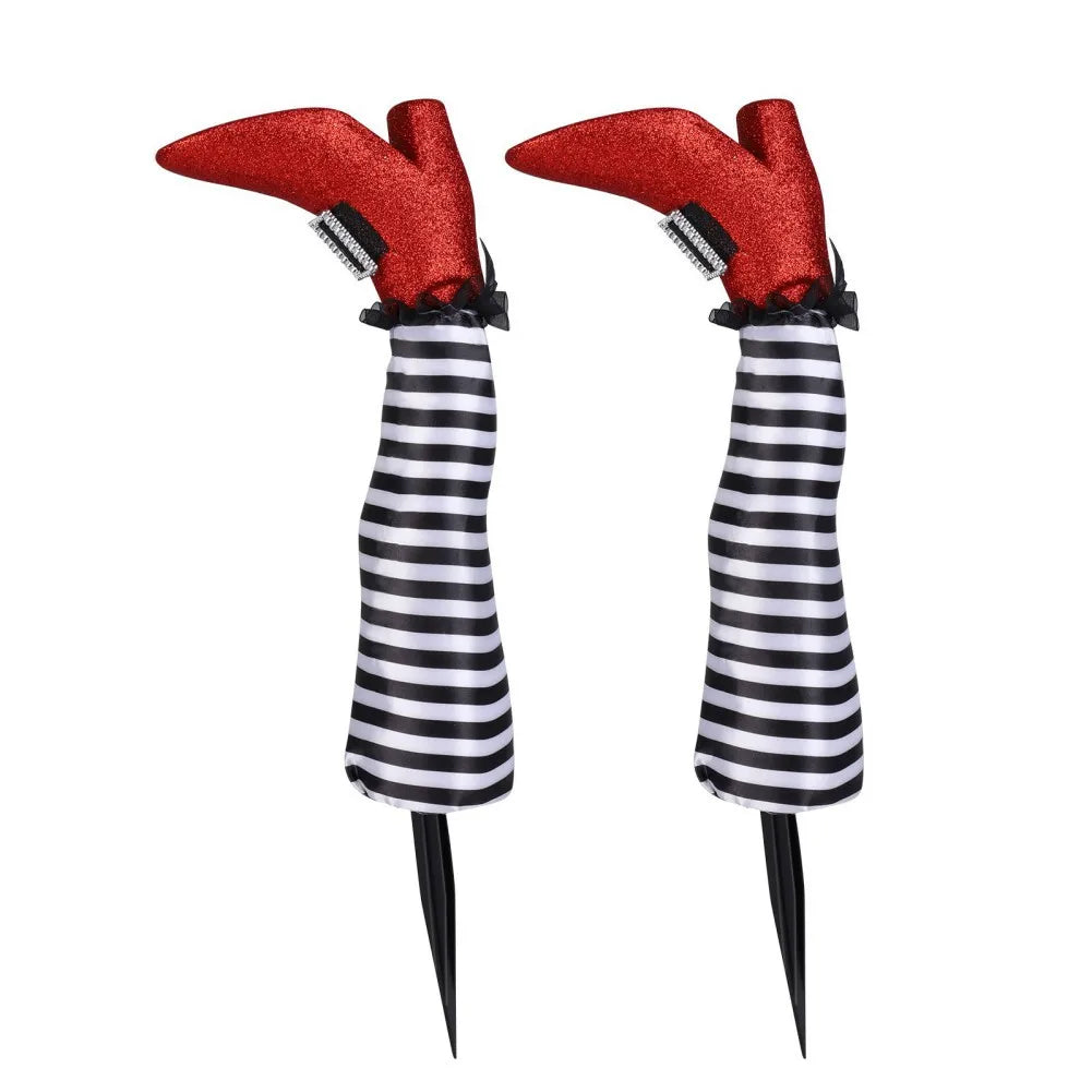 Upside Down Witch Legs Decoration