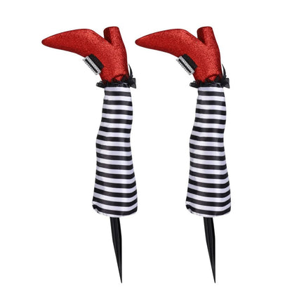 Upside Down Witch Legs Decoration