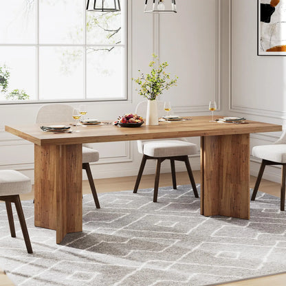 Rectangular Farmhouse Style Dining Table