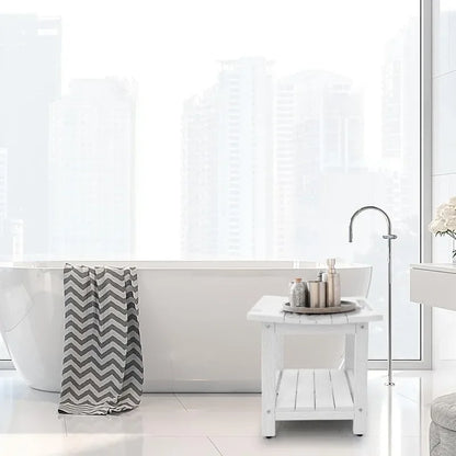 Sturdy 2-Tier Shower Stool