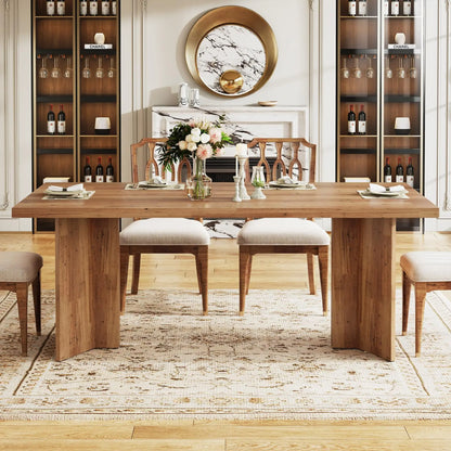 Rectangular Farmhouse Style Dining Table