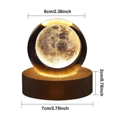 Galaxy 3D Crystal Ball Night Light