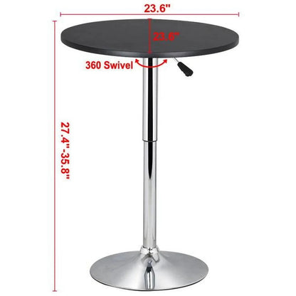 Adjustable Round Metal Table