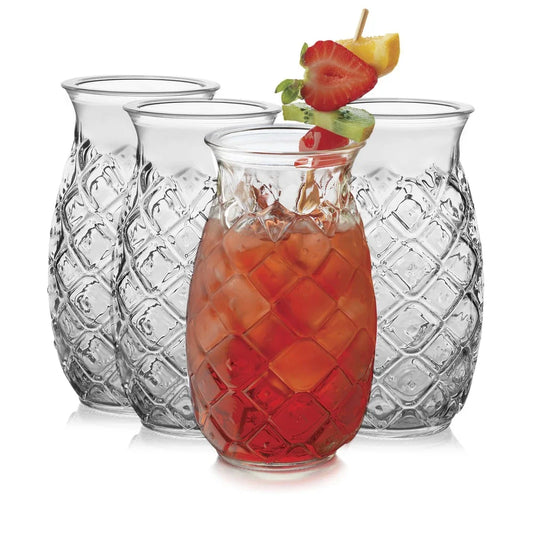 Decorative Pineapple Drinking Glasses