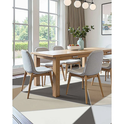Soft Abstract Area Rug   5' x 7'