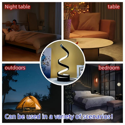 Bendable Spiral LED Table Lamp