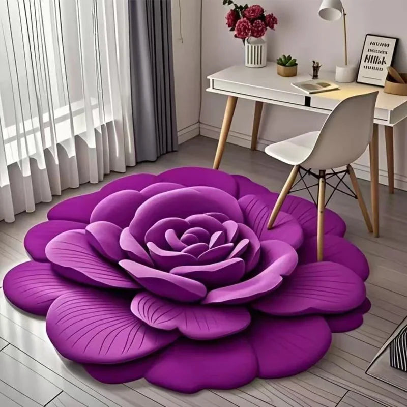 2D Floral Floor Mats