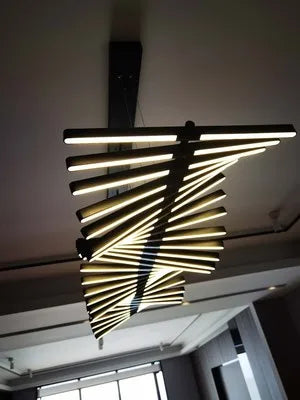 Modern LED Staircase Chandelier