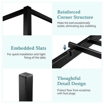 Queen Size Canopy Bed Frame