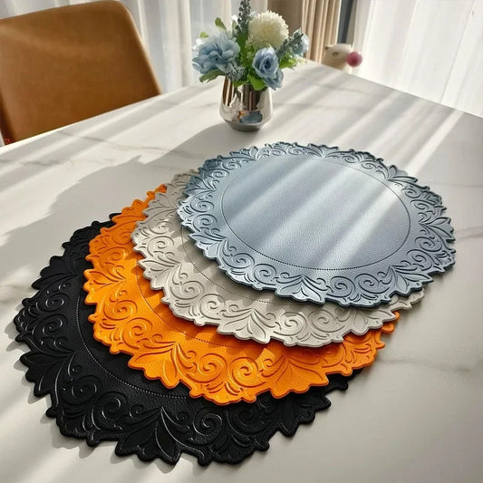 Elegant European Round Table Placemats