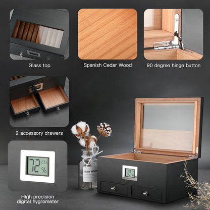 Portable Humidor Cigar Box