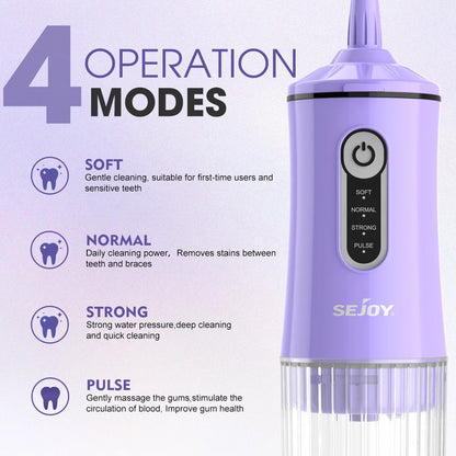 Purple Dental Water Flosser