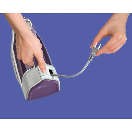 Compact Purple Steam Iron