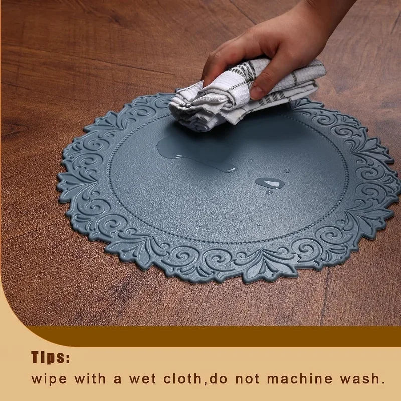 Elegant European Round Table Placemats
