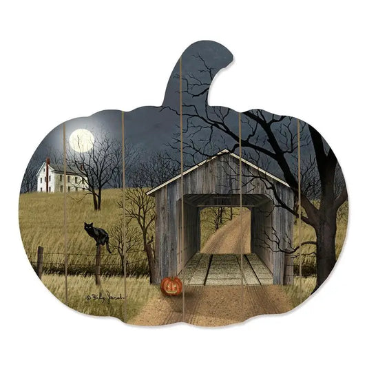 Wooden Pumpkin Wall Art