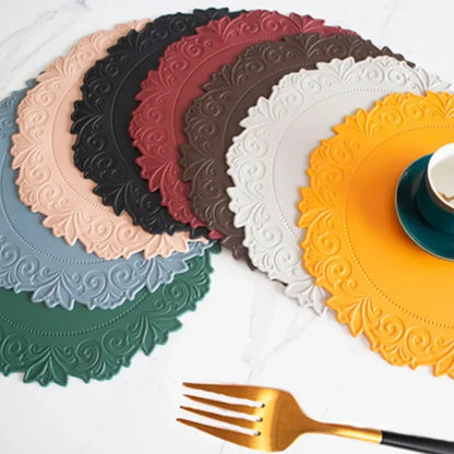 Elegant European Round Table Placemats