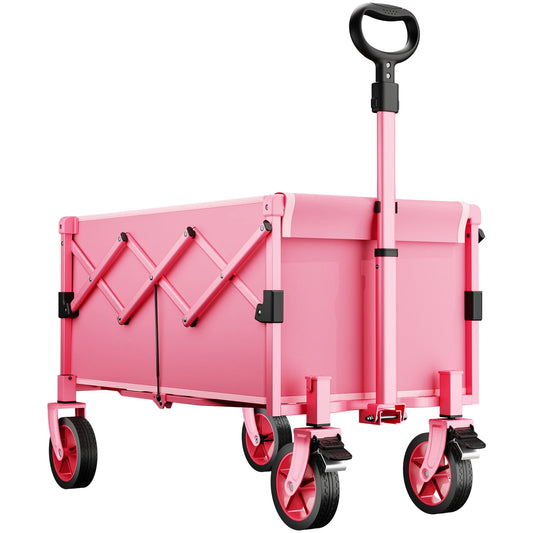 Portable Pink Collapsible Wagon