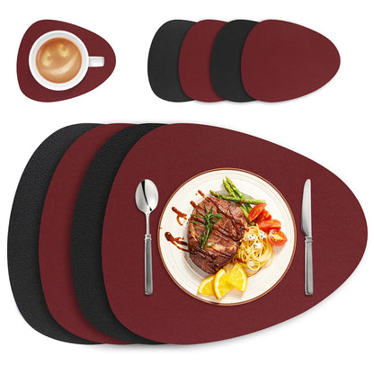 Dual-Sided Placemat and Coaster Sets