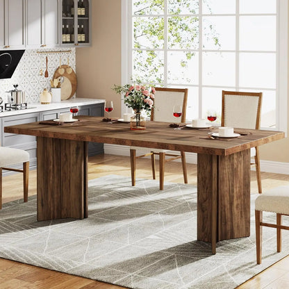 Rectangular Farmhouse Style Dining Table